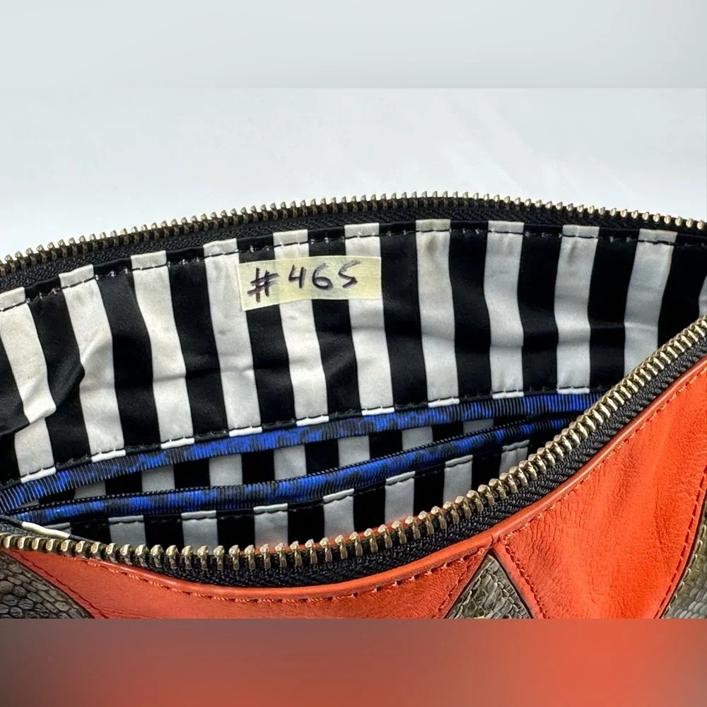 COPY - #465 Juicy Couture Harlequinn Vintage Multi Leather XL Clutch